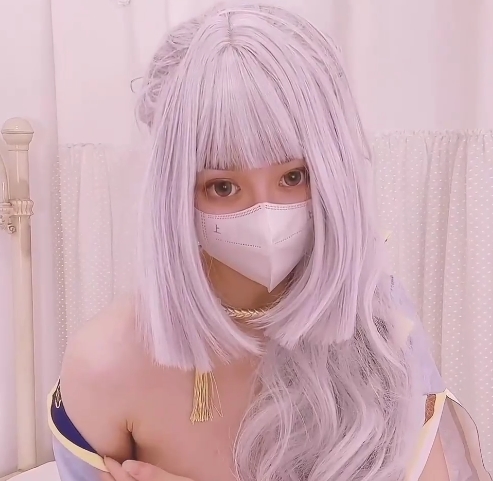 自行打包的扣扣cos神里凌华三月樱花星空白晰屁屁秒传1V百度盘