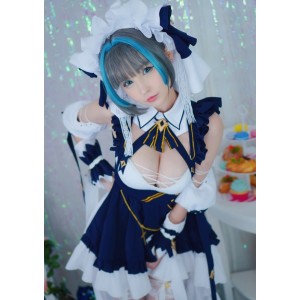 碧蓝航线柴郡三次元魔法少女放飞自我嘴艺打奶炮30P1V1.1GB百度盘