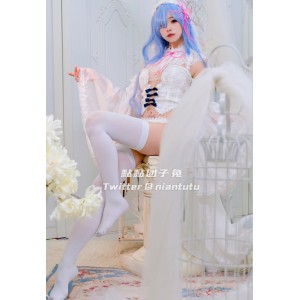 自行打包的黏黏团子兔雷姆的B站UP主的41P图片集，大小为660M，可通过百度盘下载。