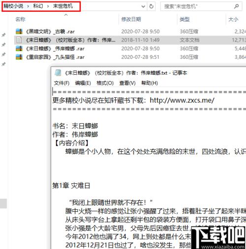 网络小说《精校对全本TXT》