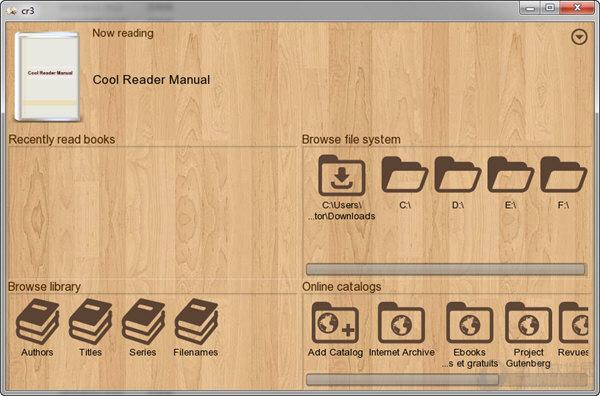 电子书分享：阅读器，支持TXT和.epub格式，支持.wma音频文件。