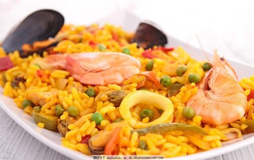 传统三鲜烩饭咕嗜肉烩饭南洋椰汁烩饭西班牙海鲜烩饭意大利墨鱼饭