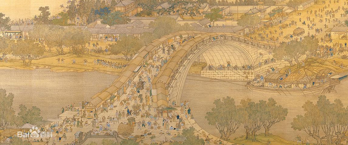 清明上河图高清扫描，故宫博物院藏