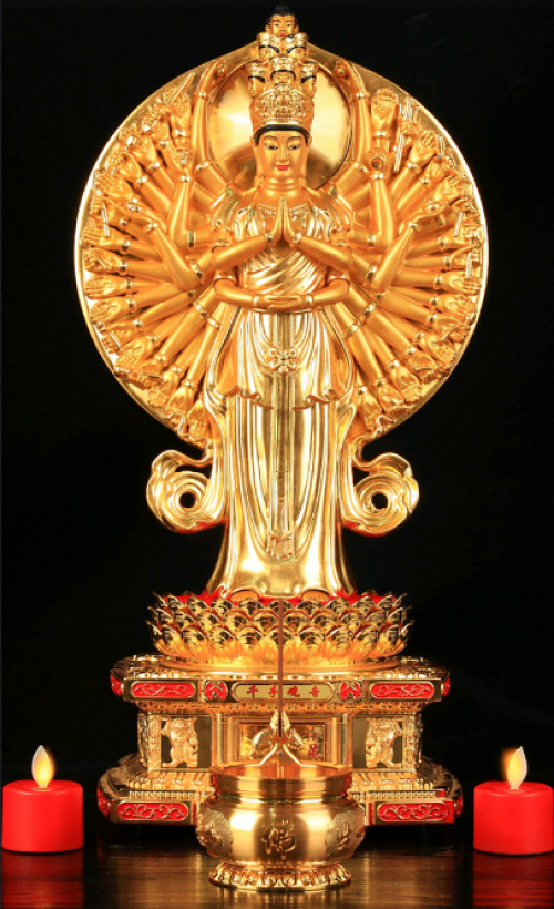 佛学图文珍藏本：千手观音经典擦图，收藏与分享