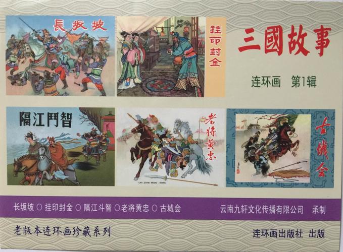 高清三国故事连环画全系列，收藏分享