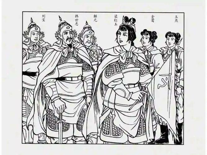 梁红玉故事连环画全系列，高清收藏分享