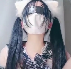妹子自玩双马尾，黑丝JK秒传喷泉，度盘百度放飞自我！