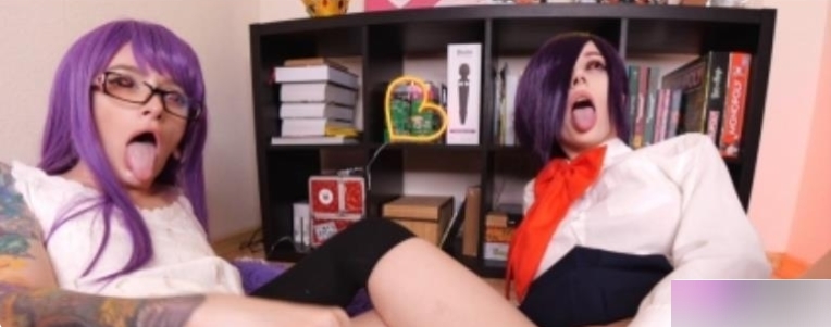 《俄国女主播化身东京食尸鬼COS，她的作品让你欲罢不能》