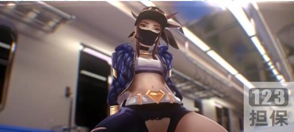 英雄联盟：3D同人游戏中的女英雄狐狸纳塔姬和喀秋莎娜的剧情片