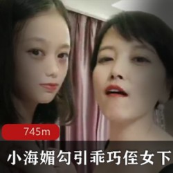 40岁的美魔女小海媚，身材劲爆，相似港星周海媚，高龄依旧保持坚挺浑圆的前车灯。她以知名的爆R形象闻名，全身穿着镂空黑丝，展现出成熟女人的魅力，同时又带有嫩妹的乖巧和诱惑。