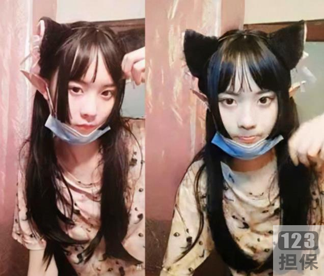 穿着猫服的小妹妹在公交车上低头卖萌的禁忌收藏品