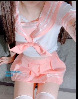 白色网红JK服飘零小姐姐白色袜子