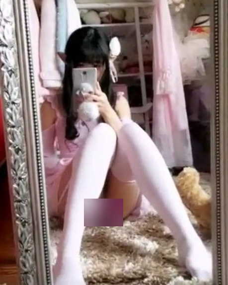 宅男红人微博小女神啪喵少女浮力姬露脸妹子女神白月光绅士