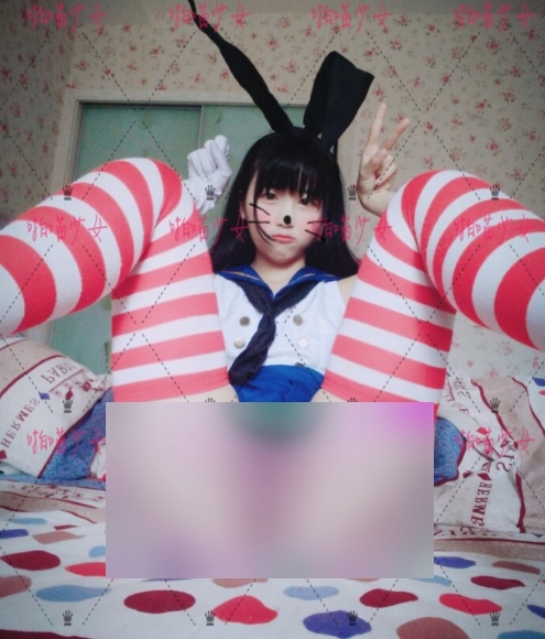 宅男红人微博小女神啪喵少女浮力姬露脸妹子女神白月光绅士