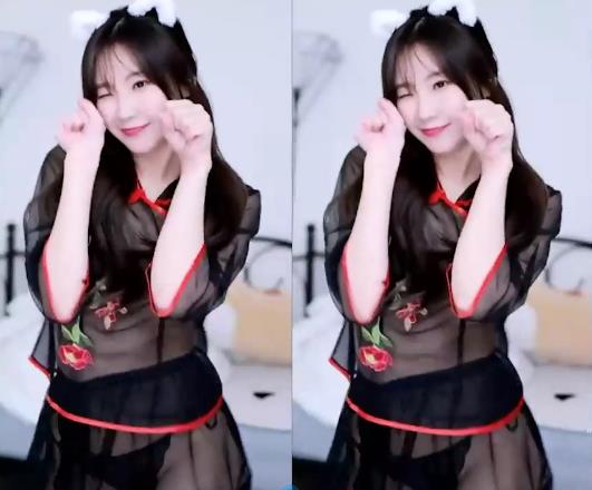韩雅女团直播背心，白se+you惑舞姿，多才多艺身材，黑丝透视装，若隐若现17V3.2G