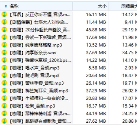 舰长包：B站A失眠R绅士助眠舔耳口腔音1.21g