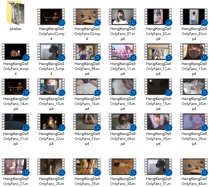 口罩女神-玩偶姐姐，超清4K，110G，41套，典藏作，可调节头箍，鼻夹，耳罩，防过敏，抗螨虫