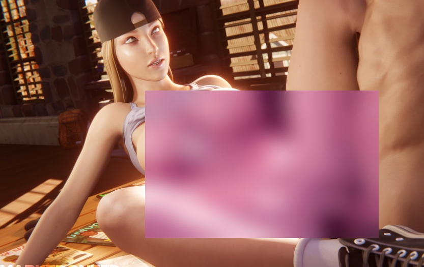 3D游戏《MarkedOne3D》补丁下载，含10V+800M资源，百度盘链接，论坛讨论，Patreon支持者专属内容，1600P和720P画质可选，包含ow2的雾子和dva角色，猎空游戏画风，Q弹果冻风格，写实动作表现，售价1块币。