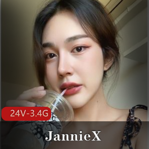 JannieX超高颜值身材尤物福利合集：火爆视频数量，露脸车灯棒棒糖