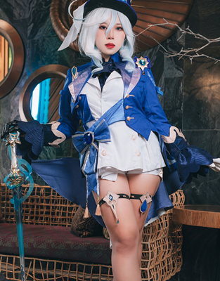 浵卡ToKar芙宁娜Cos推特劲爆1v+41p466M太撩人了