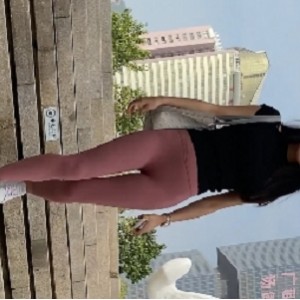 长腿姐粉色紧身裤绝密合集1V5.72G高能预警